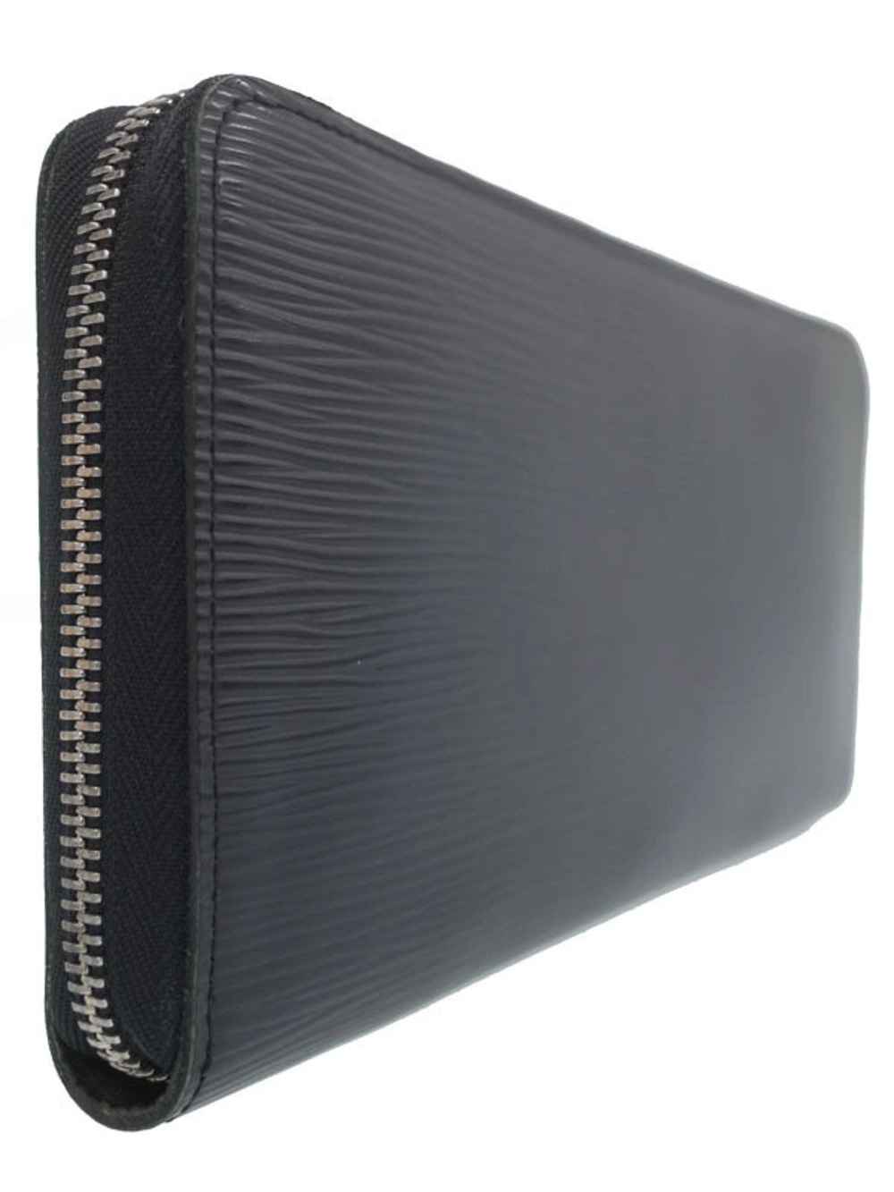 Louis Vuitton Zippy Travel Case Round Epi Long Organizer Zipper Black